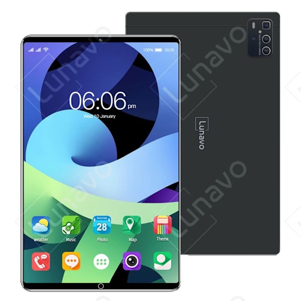 10,1 tuuman tabletti 16 Gt 1280x800 näyttöresoluutio 4000 mAh bluetooth 5,0 useiden kielten tuki kaksois SIM
