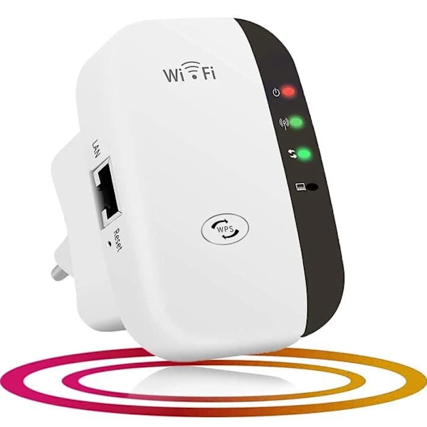 WiFi-repeater TD® 300Mbps Trådlös Repeater med Stark WiFi-förstärkare 2.4GHz WiFi-räckviddsförlängare WPS-skydd