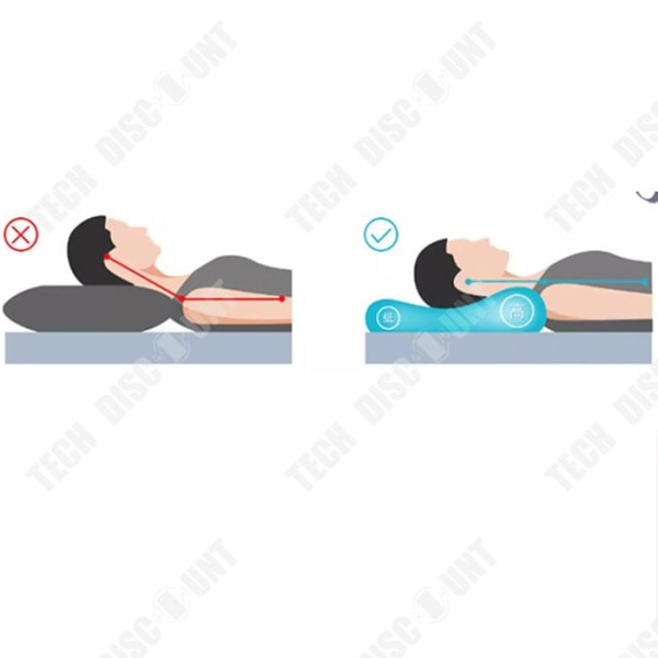 TD® Memory Foam Nackkudde Ergonomisk Nackskudde Sömnkudde för Side Sleeper