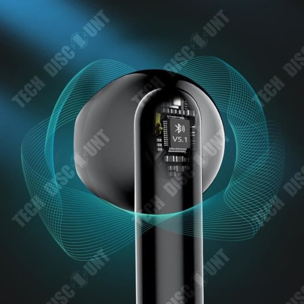 TD® In-ear Bluetooth Headset Bluetooth 5.0 Smart Touch Lång batteritid Blueto Headset