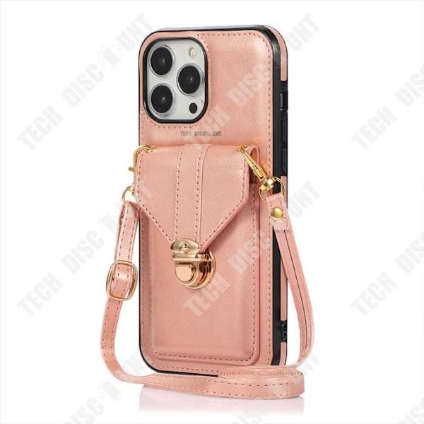 TD® Vetoketjullinen puhelintasku iPhone 11 PRO MAX Pitkä hihna vartalolle Objektin suoja Korttitasku