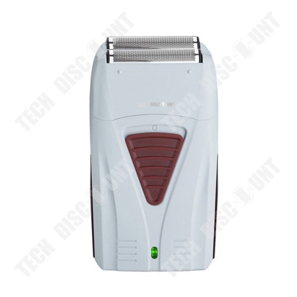 TD® elektrisk rakapparat för män - skallig barberare - vit tryckare - fram- och återgående multifunktionsrakhyvel - bärbar frisör