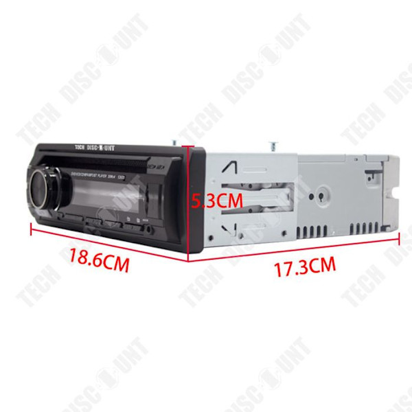 TD® Bluetooth-autoradio CD DVD -soitin 24V MP3 -stereolla, Bluetooth-kädet vapaana autoradio audio auton käyttöön