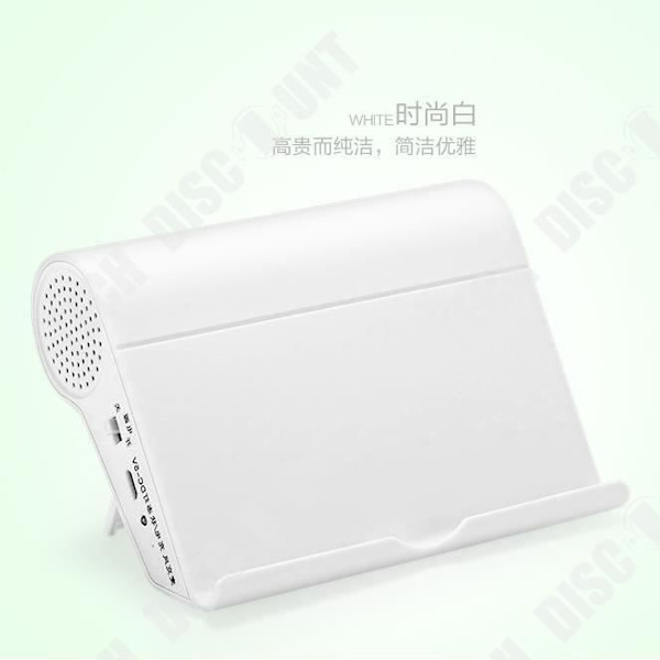 TD® Mini Bluetooth Højttaler Bærbar Dual Channel Mobiltelefon HVID Bluetooth Højttaler med Bærbart Håndfri Kit