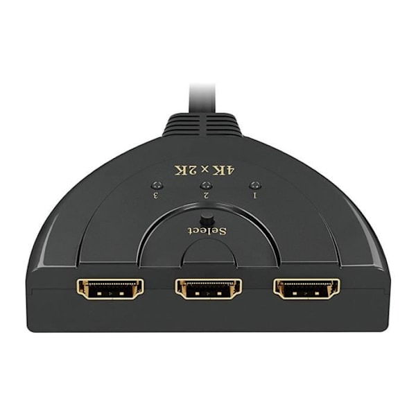 HDMI-switch - Ej specificerad - 4K - 3 portar - Stöder 3D - Ingen strömkabel krävs
