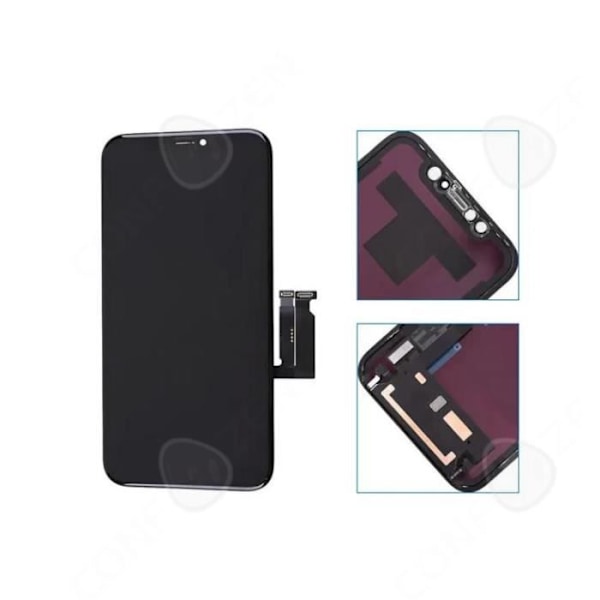komplett LCD-skärm kit komplett för iPhone XR-glas 6.1 tum du kan byta skärm själv 16 miljoner färger