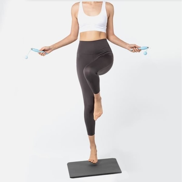 TD® tjock hållbar 15 mm yogamatta Halkfri sportmatta Fitnessmatta Halkfri yogaträningsmatta