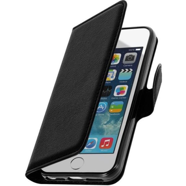 iPhone 5 / 5S / SE Full Protection Plånboksfodral - Svart