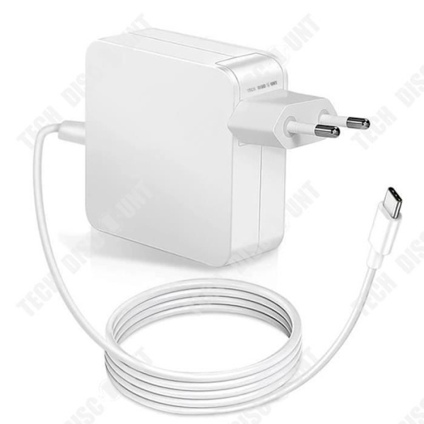 Tietokoneen adapteri - TECH DISCOUNT - 61W - Älykäs suojaus - Nopea lataus
