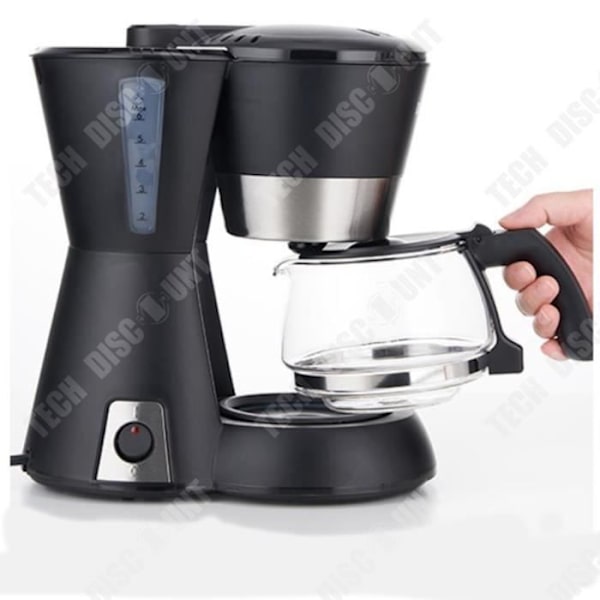 TD® Hushålls liten droppkaffebryggare stationär kaffebryggare Amerikansk maskin termisk isolering automatisk te kaffebryggare