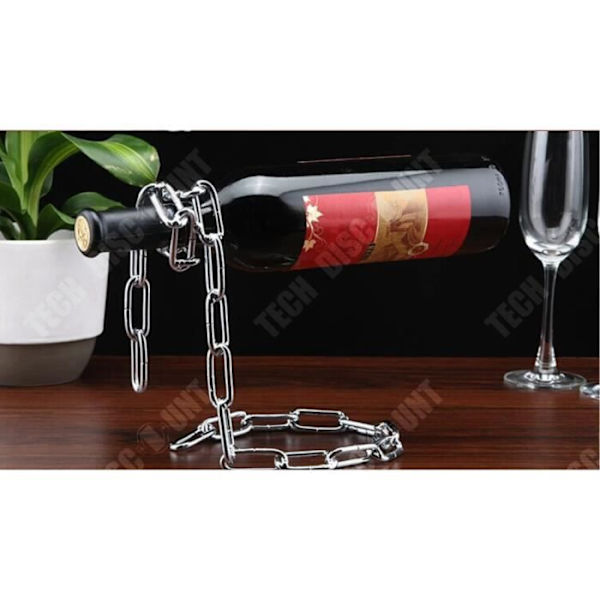 TD® Magic Wine Hanging Rack / Serpentinkedja / Trådrep / Flaskhållare