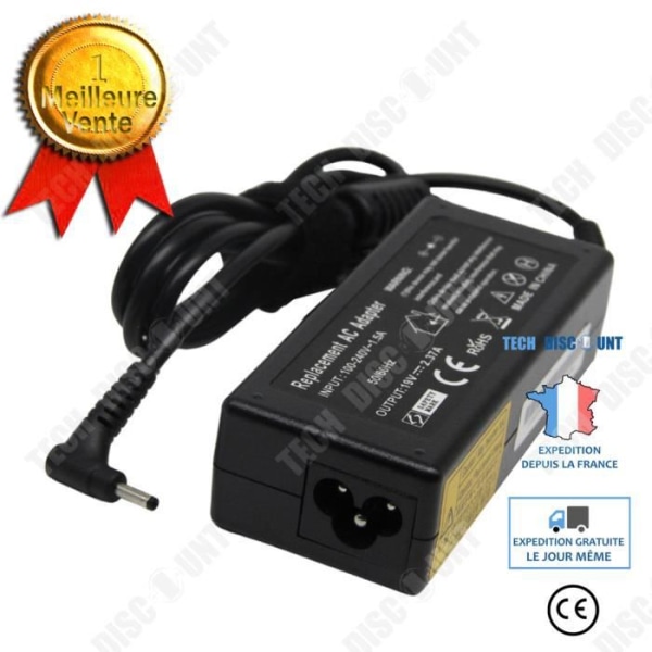 TD® Passer til Acer Acer laptop oplader 19V2.37A strømadapter 45W intelligent identifikation