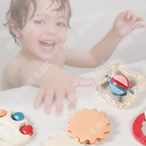 TD® Baby sikkerhedsgadget kan tygge rangle af høj temperatur desinfektions plast tandring