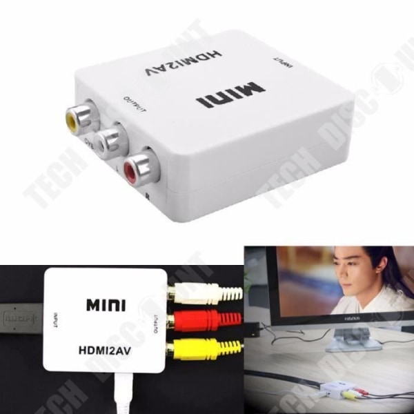 TD® HDMI-kabeladapter - Kameradatorbox-hdtv-skärm högupplöst bild överlägsen kvalitet