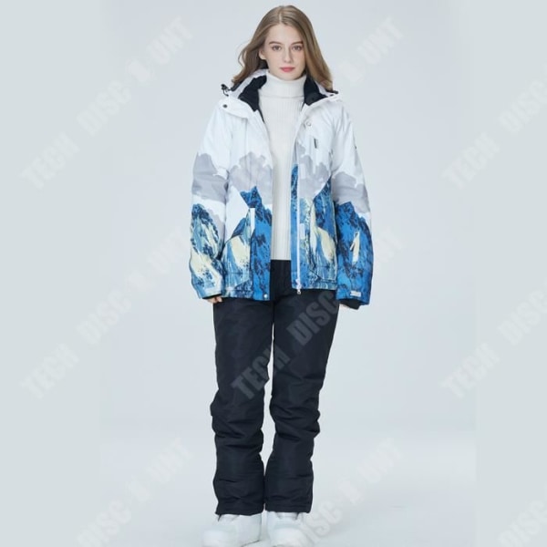 TD® Snowboarddräkt Varm Tjock Andas Vattentät Varm Vindtät Underkläder Skiddräkt-XXL