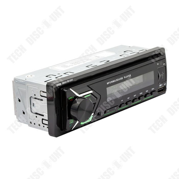 TD® Bluetooth autoradio 12V bil MP3-spelare sju färgljus ljud bil centralstyrning modifiering autoradio svart