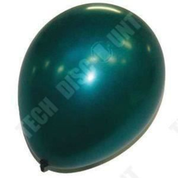 TD® Set med 50 gröna ballonger i pärlemorfärg 100 % latex - 30 cm - Dekoration för födelsedagsbröllopsfest - Hög kvalitet