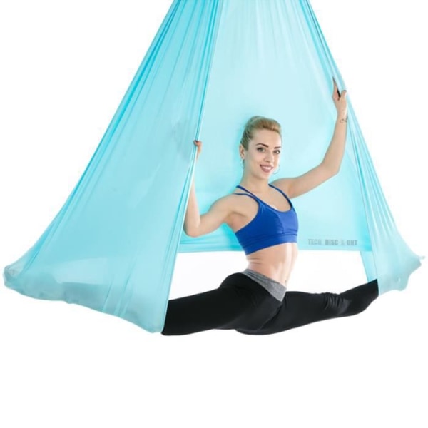 TD® Fitness Accessories - Bodybuilding,Aerial Silk Utrustning Yoga Swing Sidentyg Tyger Yoga Hängmatta Medium Lake Blue