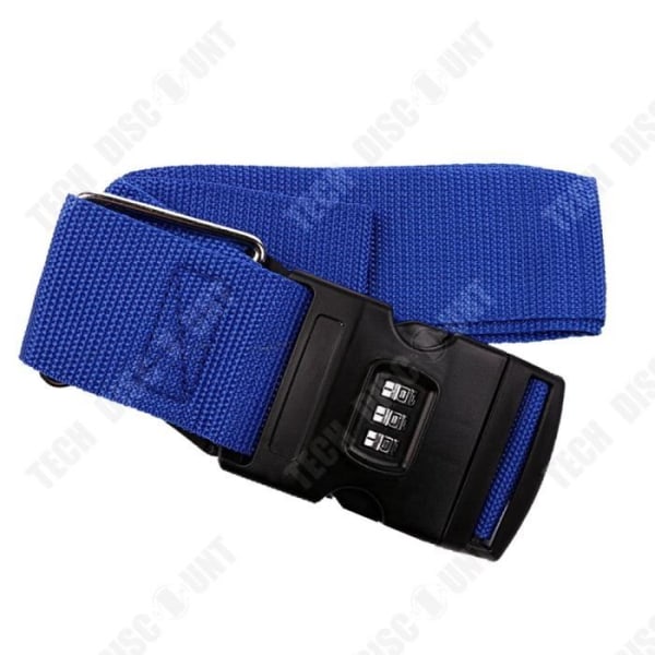 Bagage rem strap 410*5cm Lås med kombination luftfart Justerbar længde Krydsspenne Holdbar og slidstærk