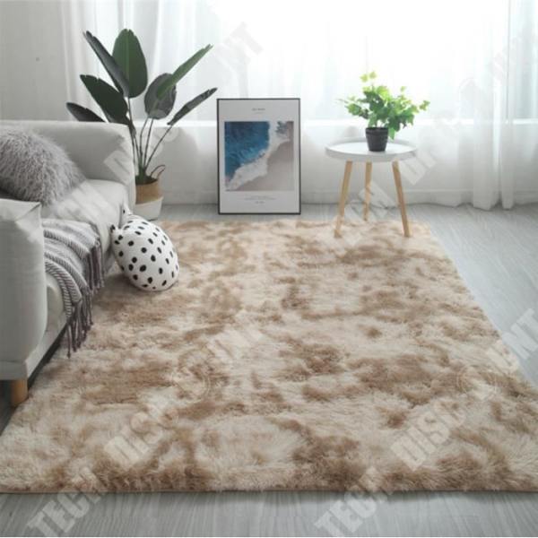 TD® Shag Matta 200 x 300 cm Tie-dye gradient Döljer inte damm lätt