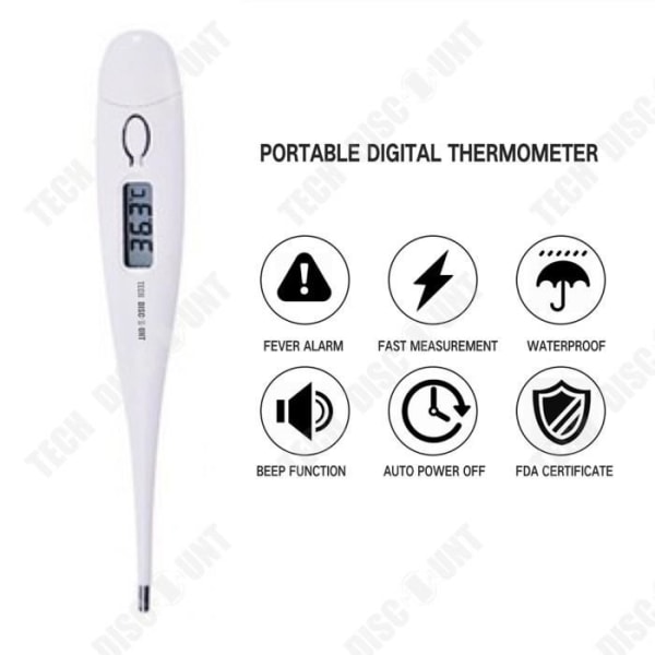 TD® Vuxenhushållstermometer Termometer Elektronisk termometer Termometer Digital Display Termometer
