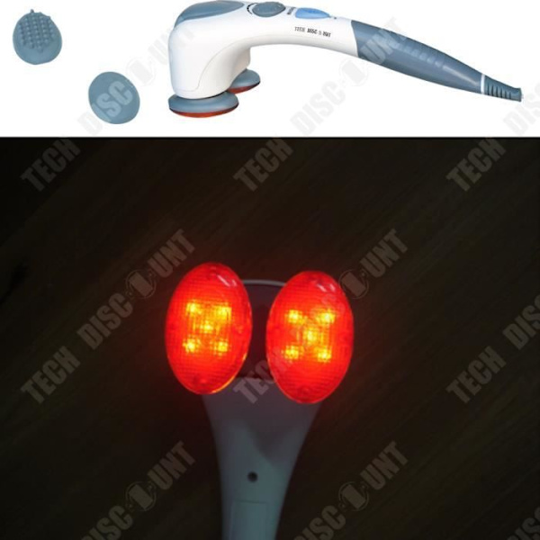 TD® Anti-cellulite massage device for back, scalp, face, cervical, body, vibration, body well-being, electric warming stick