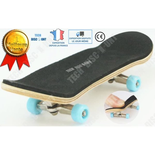 TEC® Mini finger skateboard tech deck star pro barn trä svart billig fingerleksak skateboard present födelsedagar solid