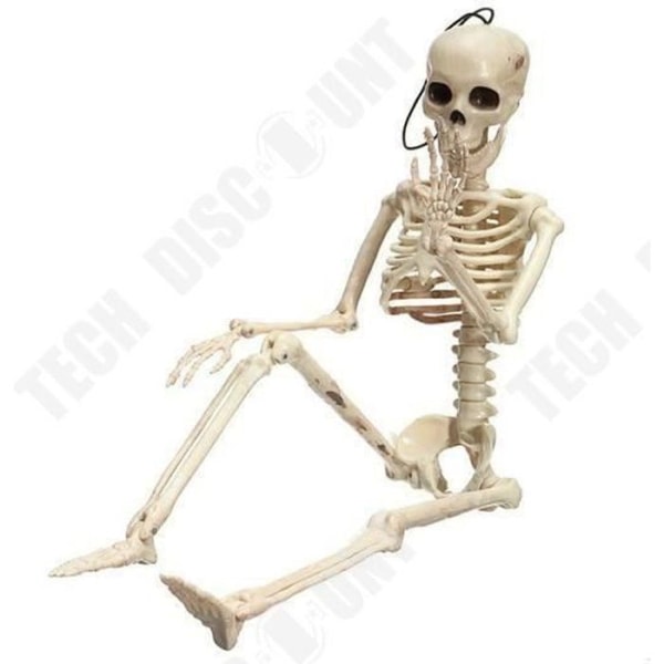 TD® Halloween-dekoration Mänskligt skelett hängande skräck - Halloween-fester Plastrekvisita 40 x 10 cm