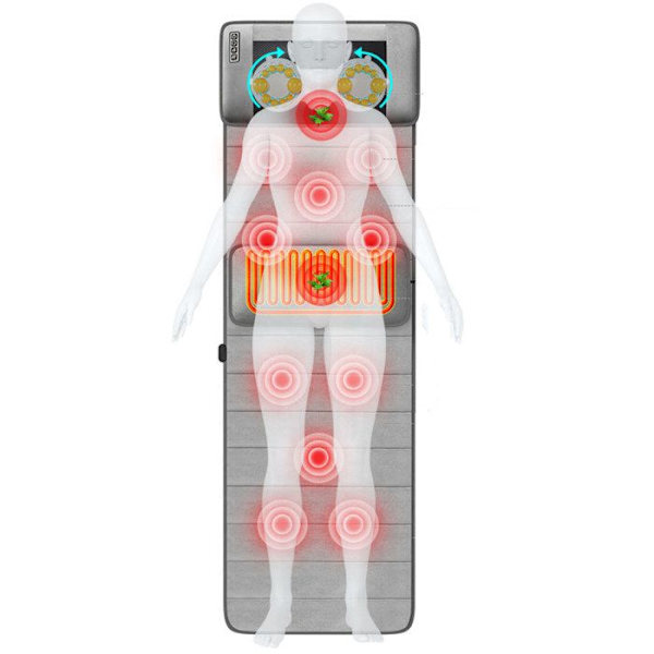 TD® massagekudde 9 lägen 3 timernivåer 9 effektnivåer