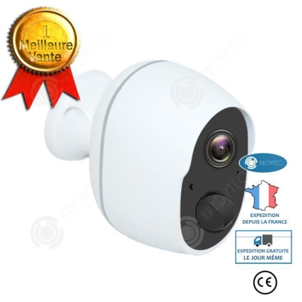 INN Plug-in batterikamera, trådlös hemövervakningskamera Mobiltelefon batteriövervakningskamera