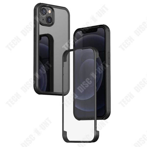 TD® Mobiltelefonetui til Apple 13 alt-i-en, alt-i-en beskyttelsesetui i hærdet glas på begge sider.