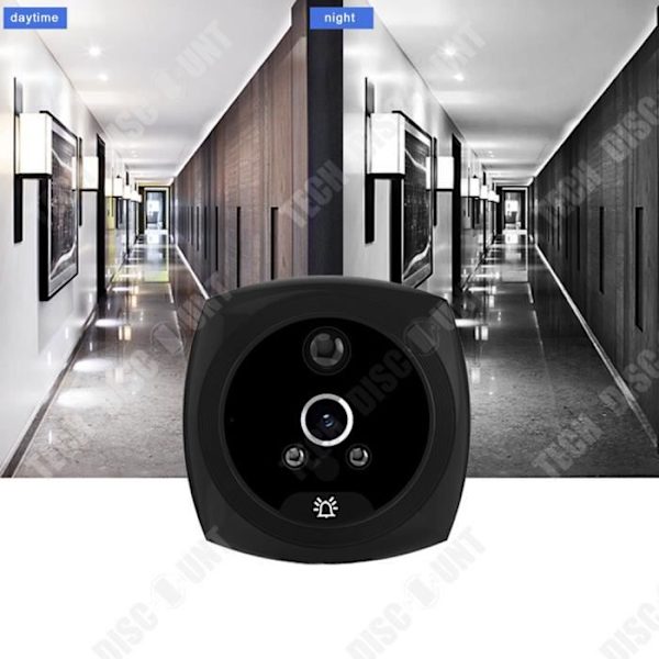 TD® Smart videodörrklocka Säkerhetskamera för inbrottstjuv upptäcker och fångar hem elektroniska kattögon