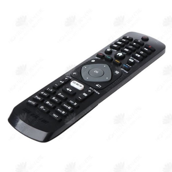 HTBE® Lämplig för Philips Quick Response Set Top Box Smart TV Fjärrkontroll Mekanisk Infraröd Svart Bärbar Hållbar