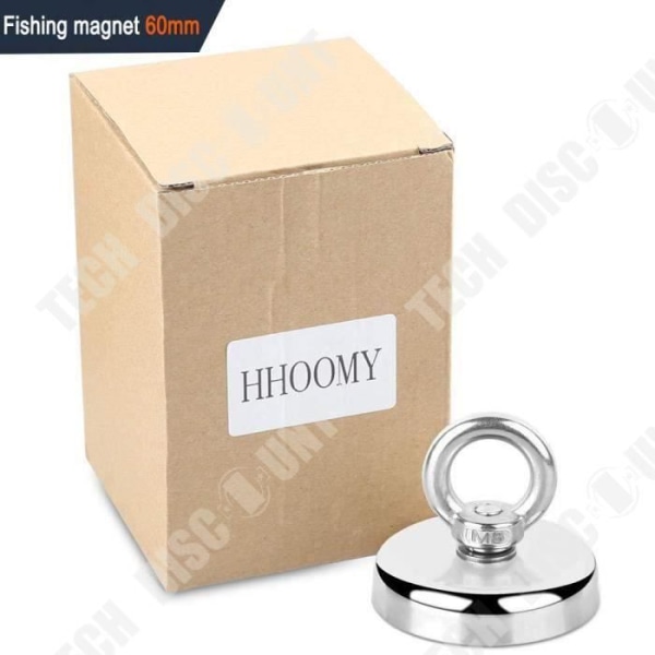 TD® Fiskemagnet Neodymiummagneter 330LBS(150KG) Pulling Force N52-magneter