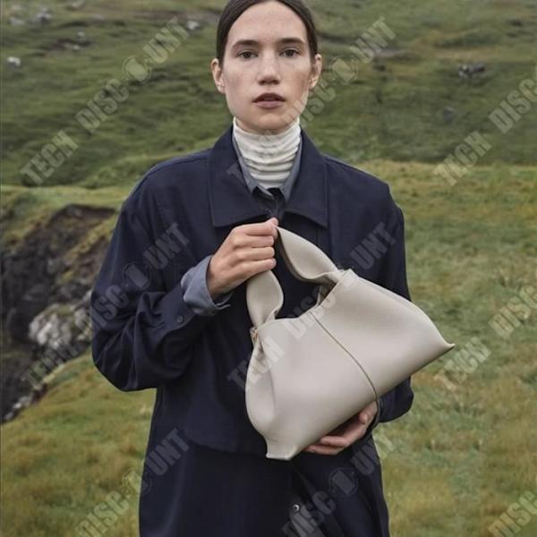 TD® Ny mode rygsæk niche taske i kalveskind sky en skulder håndtaske dame messenger taske aksel taske