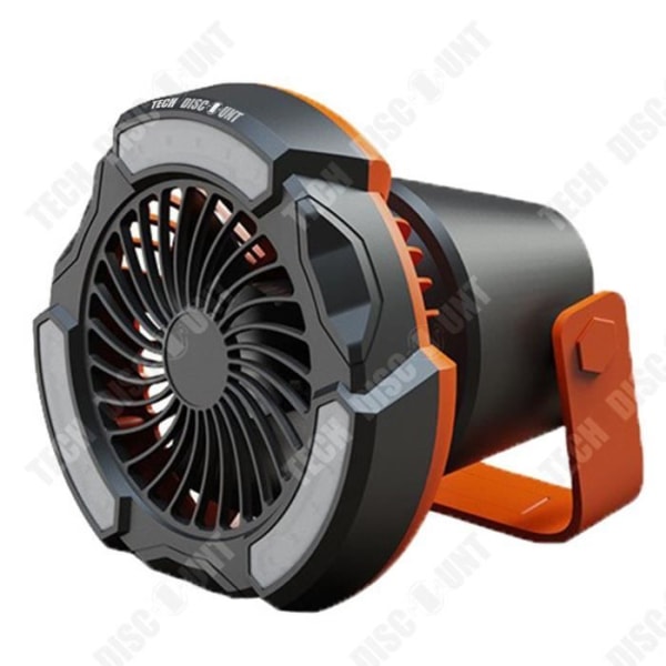 TD® Multifunktionel ventilatorlampe, kraftig opladningsventilator, praktisk udendørs campinglampe.