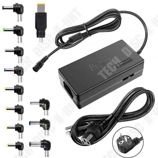 TD® Bærbar computer strømaftager 12 ~ 24V universel justerbar strømforsyning med 13 hoveder