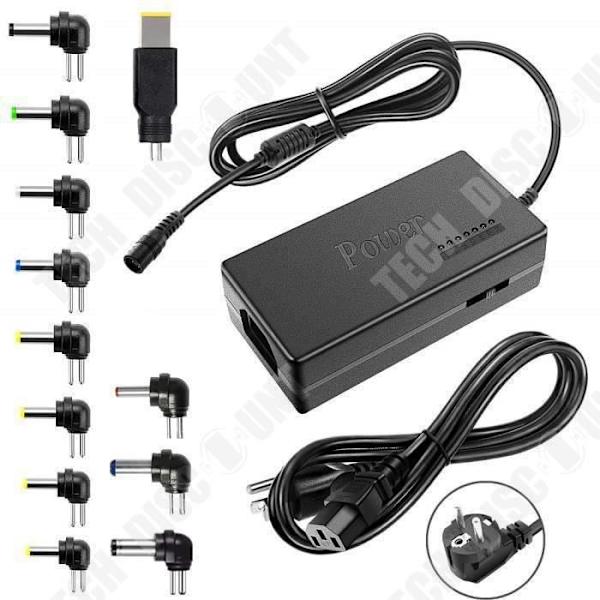 TD® Laptop Power Monitor 12~24V Universal justerbar strömförsörjningsladdare med 13 huvuden