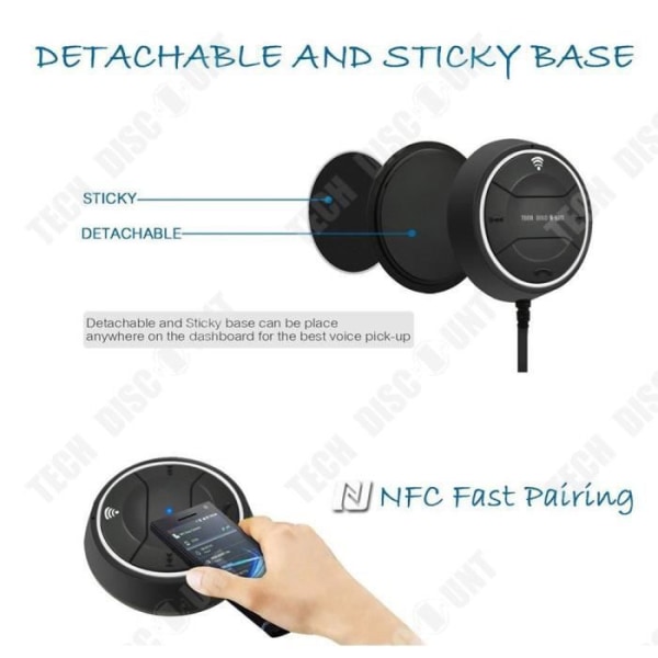 Bluetooth bilreceiver jack USB audio kit håndfri oplader stereo telefoner kørsel musiksender lys tænder