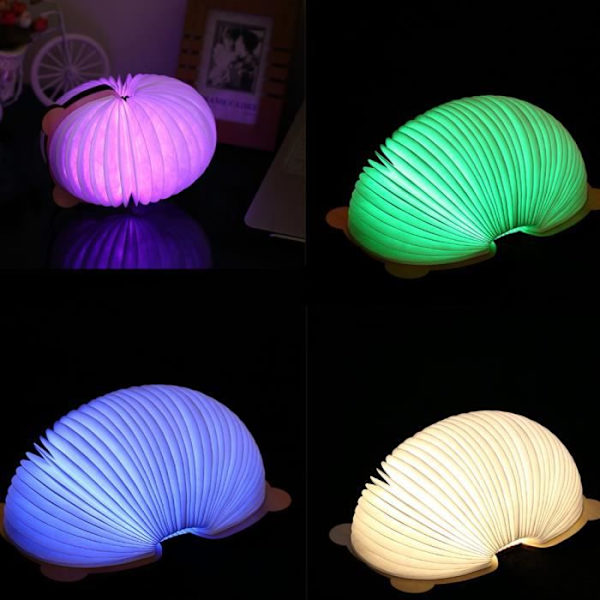 TD® Ny kreativ LED-lampa Mystisk Panda hopfällbar boksida USB-ljus Elektronisk Praktisk små nattljuspresenter