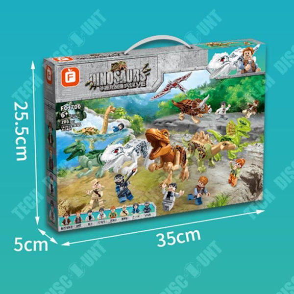 TD® Dinosaur Simulation Byggblock för barn utbildningsleksaker, små partiklar monterade leksaksgåvor