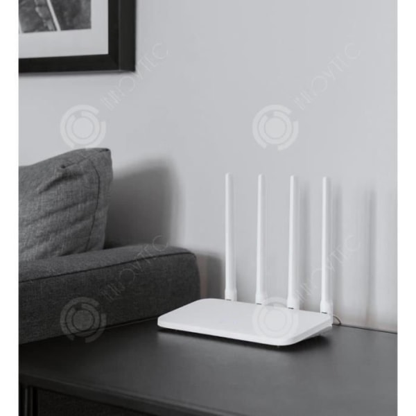 I® Xiaomi 4C WiFi Router 64 RAM 300 Mbps 2.4G 802.11 b/g/n 4 Antenn Band WiFi Repeater trådlös router