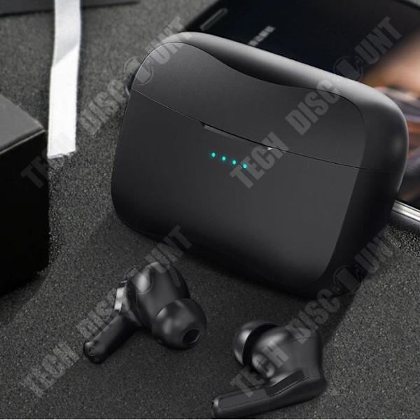 Bluetooth-hörlurar - TD® - 65T - In-ear - Sport - Bluetooth 5.0 svart
