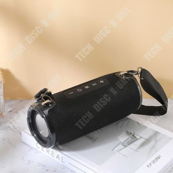 TD® Ulkona oleva Bluetooth-kaiutin 3600mAh LED-valo pitkä akunkesto Yksi painallus -vastaus