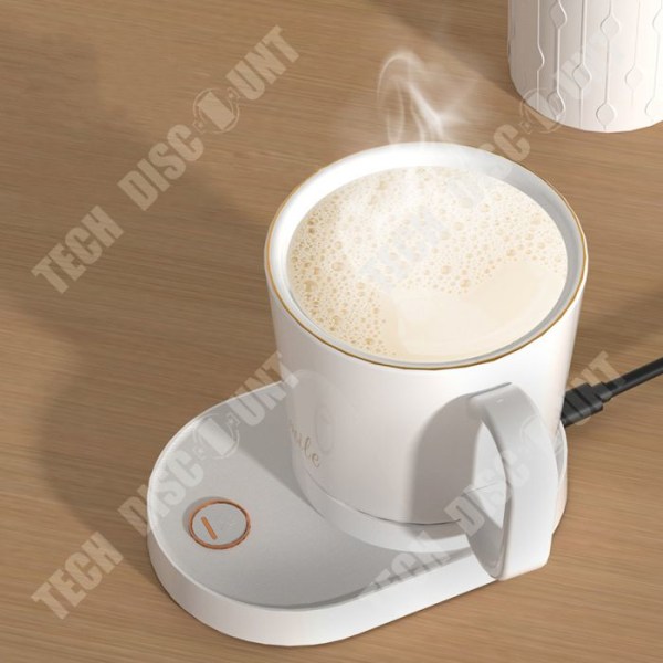 TD® Hemmakontor intelligent termostatisk värmeunderlägg kaffe varm mjölk isolering glasunderlägg bas automatiska omrörningskoppar