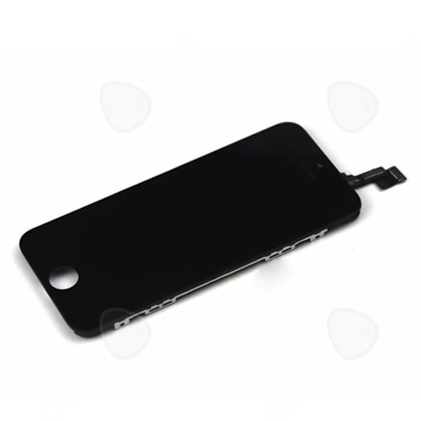 CONFO® NÄYTTÖ IPHONE 5C MUSTA KOKONAISVALTAINEN TAHDOLASIN + LCD TUKIRAKENTEELLA
