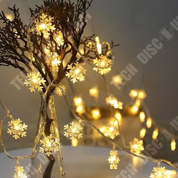 TD® Joulukuusi LED-valosarja Lumen Kukka Lämmin Valkoinen Koristevalot Juhliin Joulu Uudenvuoden 3M