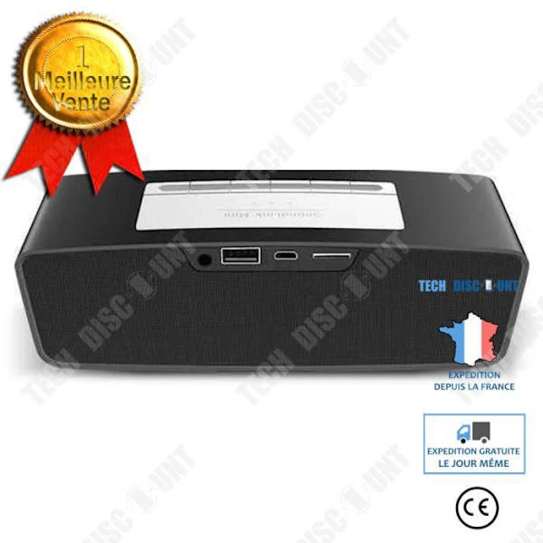TD® Mini trådlös bluetooth-högtalare U disk TF-kortuppspelning dubbel bluetooth subwoofer superlång standby bluetooth-ljud