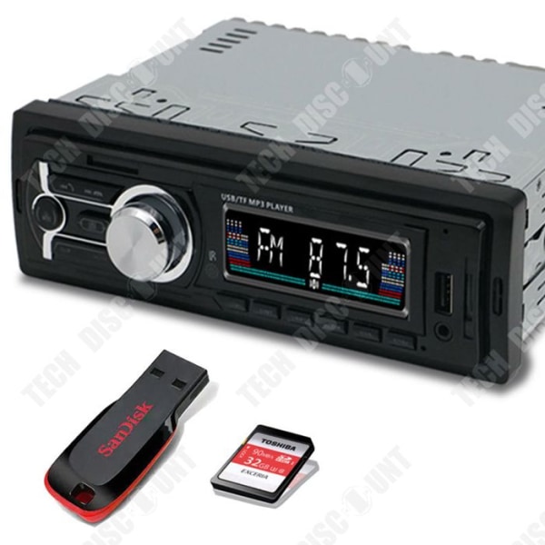 TD® Bluetooth bilradioförstärkare MP3 bilradioförstärkare Subwooferförstärkare FM Taxi bilradioförstärkare