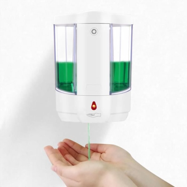Tvåldispenser Väggmonterad automatisk IR-sensor Beröringsfri kökstvållotionpump för kök Badrum
